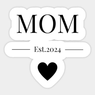 Mom Established 2024 Sticker